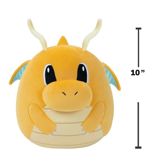 Squishmallows Pokemon 10 inch Dragonite - Picture 1 of 5
